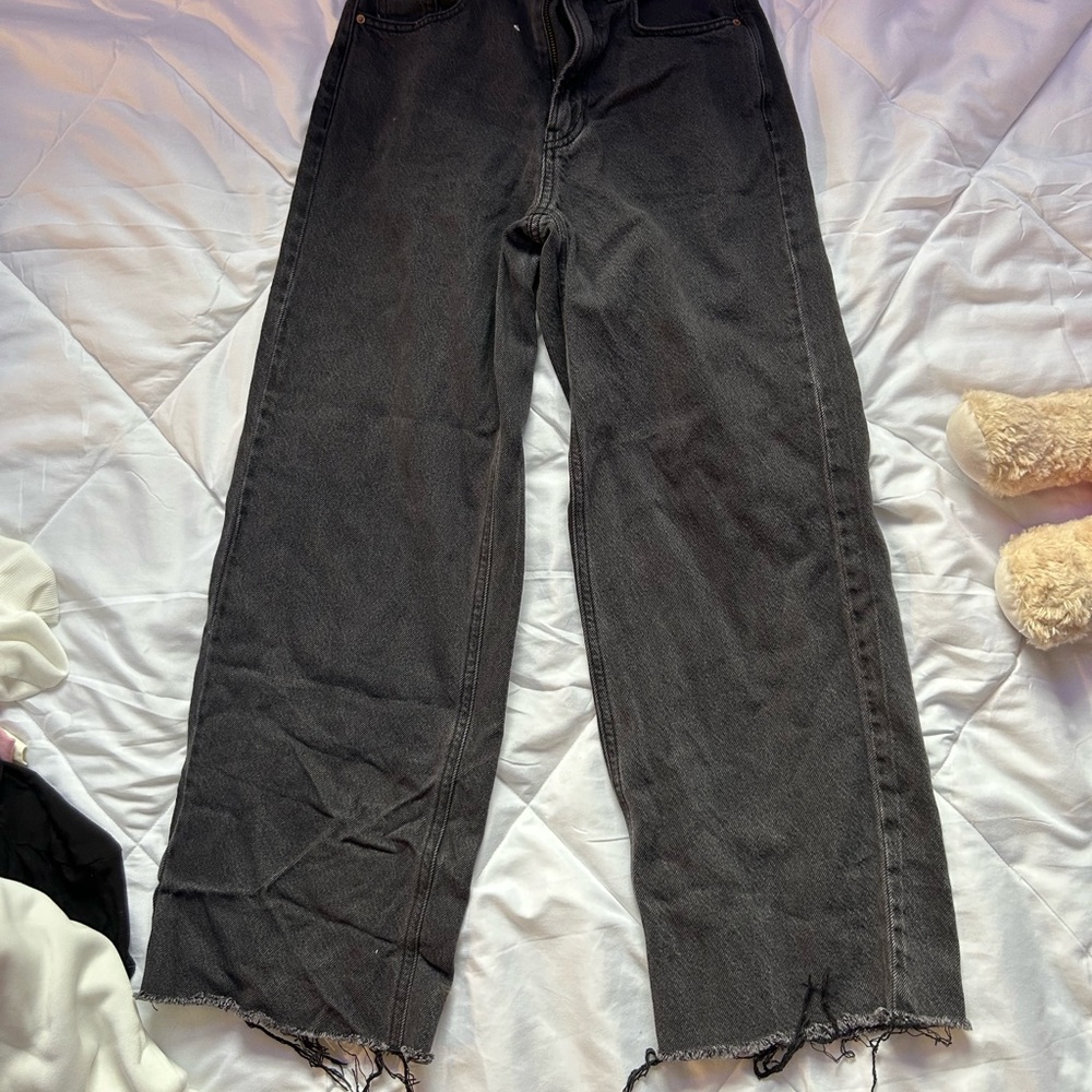 Black wide leg PACSUN jeans